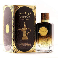 Ard Al Zaafran Dirham Oud 100ML mens perfume by Oriental Musky Sandalwood EDP