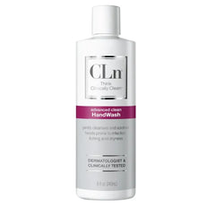 CLn Hand Wash - Advanced Hygiene for Hands, Formulated with Glycerin, for Sensitive Skin Prone to Hand Dermatitis, Redness, Irritation, Eczema, and Rash, Fragrance-Free, 8 fl oz