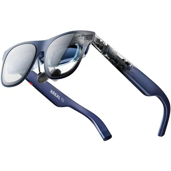 XREAL 1S AR Glasses, 500" Virtual Screen, Powered by X1 Chip, Native 3DoF | XR Glasses with 52° FOV, REAL 3D, Supports All USB-C DP Devices Including iPhone 17/16 and Handhelds, like ROG/SteamDeck
