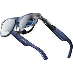 XREAL 1S AR Glasses, 500" Virtual Screen, Powered by X1 Chip, Native 3DoF | XR Glasses with 52° FOV, REAL 3D, Supports All USB-C DP Devices Including iPhone 17/16 and Handhelds, like ROG/SteamDeck