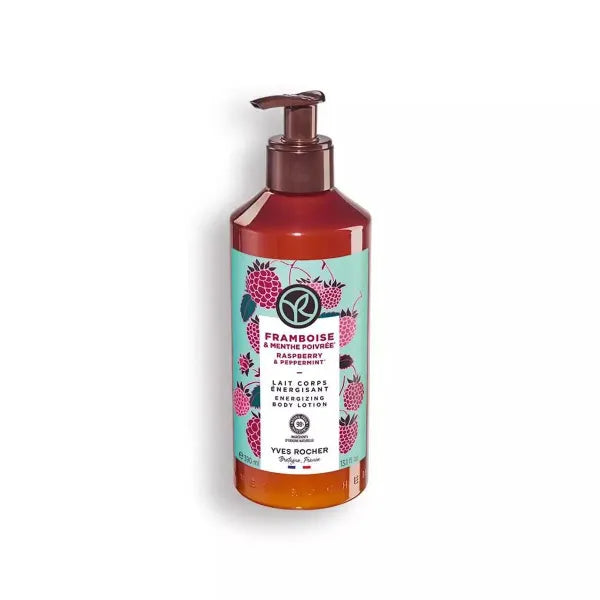 Yves Rocher Sensual Body Lotion Nourishing Moisturising - Raspberry Scent Women Skin Day Care 390 ml./13.1 fl. Oz