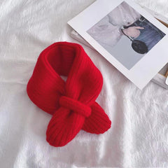 Visland Winter Kids Fleece Scarf - Warm Knitted Neck Warmer for Toddlers 0-4 Years