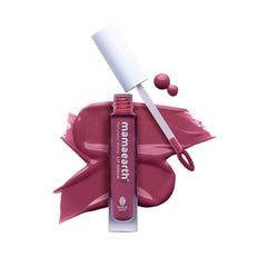 Mamaearth Naturally Matte Lip Serum - Matte Liquid Lipstick with Vitamin C & E For Upto 12 Hour Long Stay - 05 Pink Daffodil (Pink)