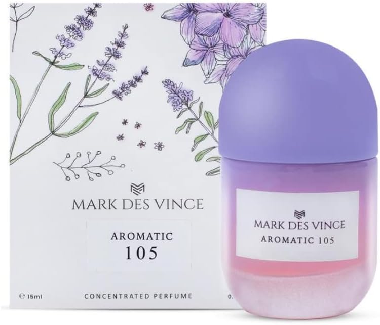 Mark Des Vince Aromatic 105 Concentrated Perfume for Men Women Long Lasting Parfum Fragrance For Unisex, 15ml
