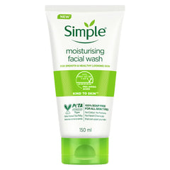 Simple Moist Foam Face Wash, 150 ml, single unit