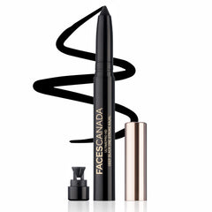 FACESCANADA Ultime Pro Hd Deep Black One Stroke Matte Pencil Kajal, 1.4G|Smooth Lightweight Intense Black Hd Finish|10Hr Longstay|Rice Bran Wax|Castor Oil|Waterproof|Sweatproof|Built-In Sharpener