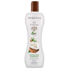 Biosilk Silk Therapy with Coconut Oil Moisturizing Conditioner For Unisex 12 oz Conditioner
