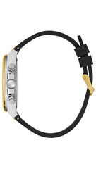 Guess Equity Multi-Function Analog Watch for Men, 44 mm Case Width, Black/Champagne