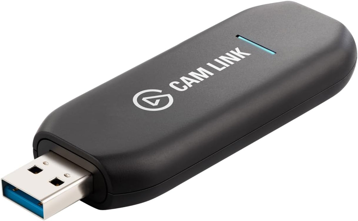 Elgato Cam Link 4K, External Camera Capture Card, Stream and Record with DSLR, Camcorder, ActionCam as Webcam in 1080p60, 4K30 for Video Conferencing, Home Office, Gaming, on OBS, Zoom, Teams, PC/Mac