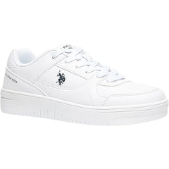 U.S. Polo Assn. Women 3W Lee Wmnaaz 3Pr Low Top Sneakers -White, 36 EU.