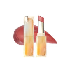 Joocyee Glazed Lip Tint, Lightweight Moisturizing Lip Oil Film Glossy Lipstick, Essence-Infused Hydrating Lip Balm with Squalane & Jojoba Oil Long Lasting Mirror Finish