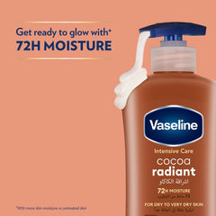 Vaseline Cocoa Radiant Body Lotion, 2 X 400ml