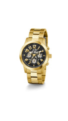 GUESS Men's 44mm Watch - Black Bracelet Black Dial Black Case