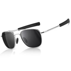 SUNGAIT Men's Military Style Polarized Pilot Aviator Sunglasses Bayonet Temples