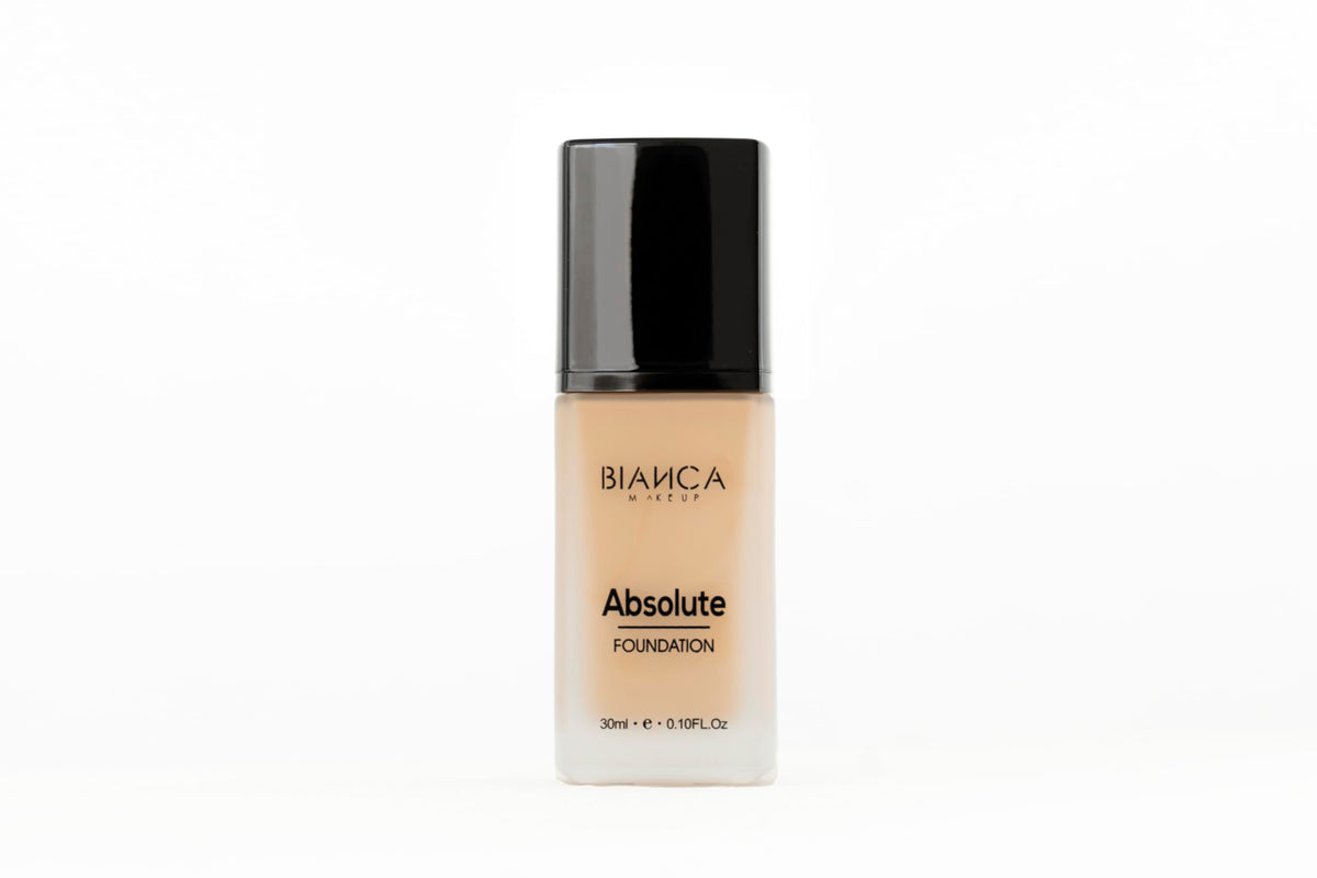 Absolute Foundation by Bianca Makeup - Full Coverage (Sand, 0.10 Fl Oz)