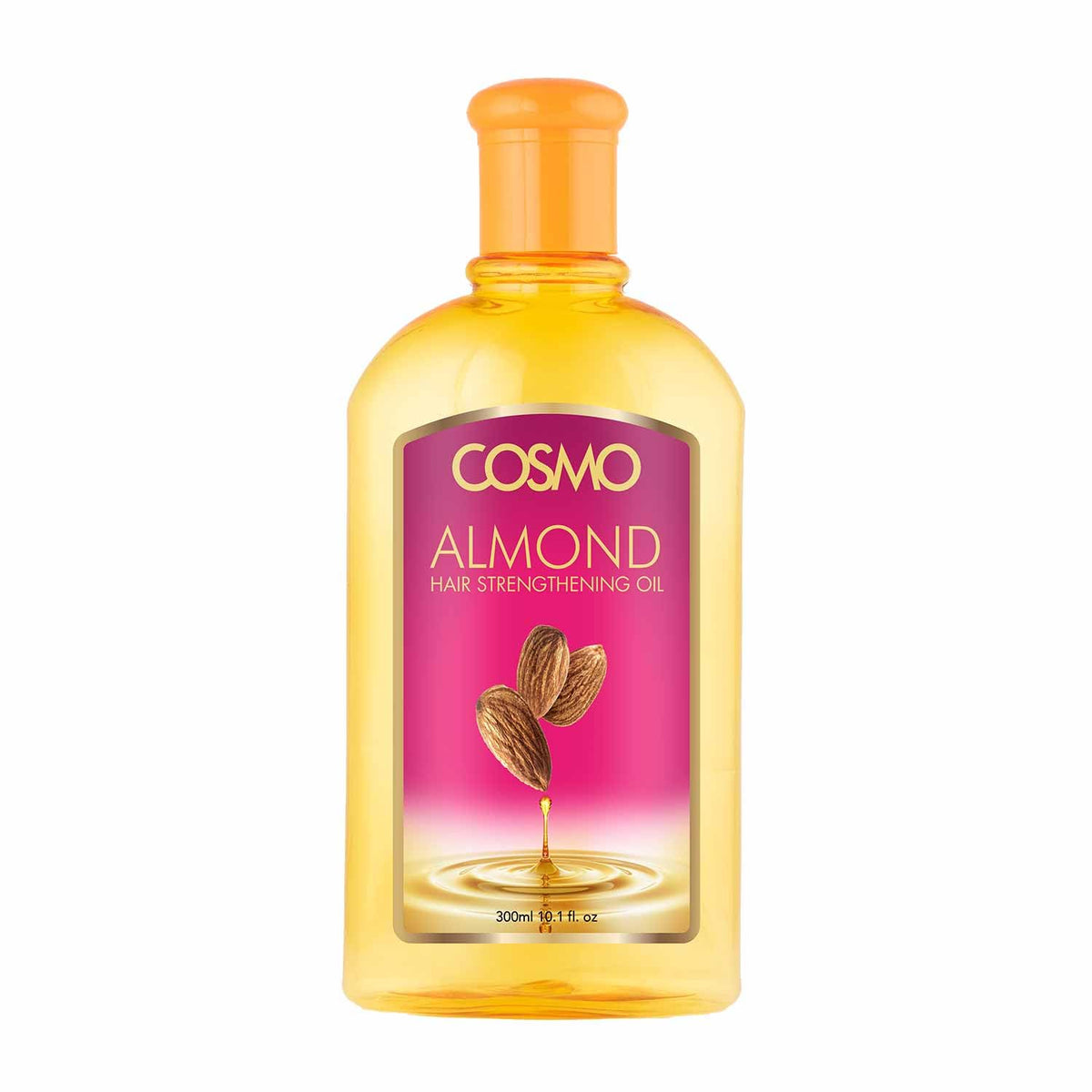 CD COSMO DESIGNS Almond Hair Oil, Rich in Vitamins A, B, and E, Leaving Your Hair Moisturized, Shiny, and Smooth - 300ml