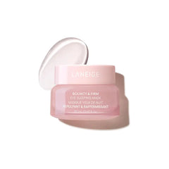 LANEIGE Bouncy & Firm Eye Sleeping Mask Depuff and Firm with Peony & Collagen Complex, Ceramide, & 5D Hyaluronic Acid