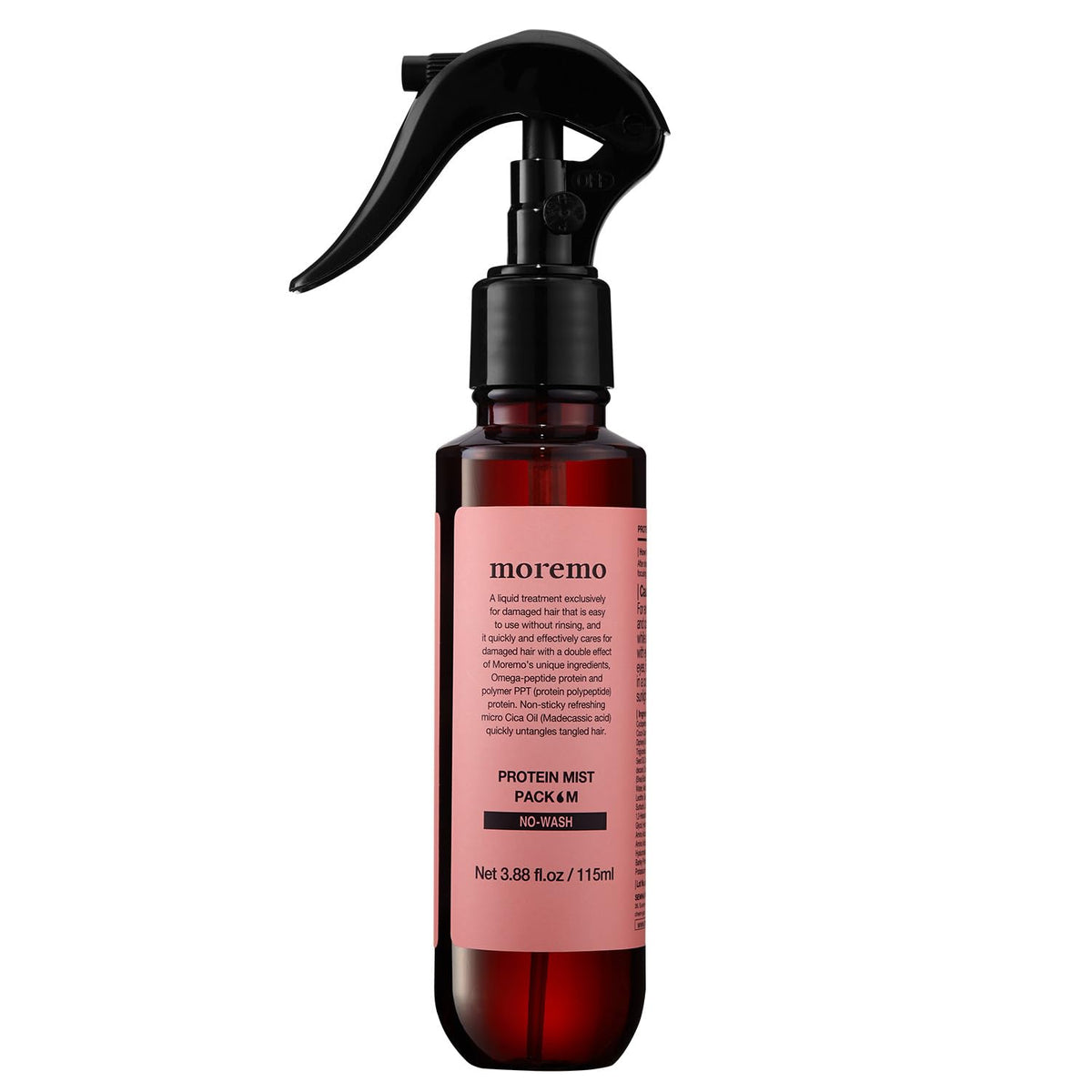 Moremo Protein Mist Hair Treatment, Lightweight Liquid Treatment Designed to Detangle, Repair, and Soften Damaged Hair - 115ml