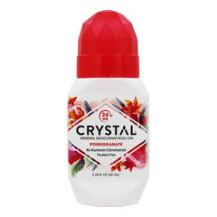 Crystal Essence Body Deodorant Roll-On Pomegranate, 2.25 oz