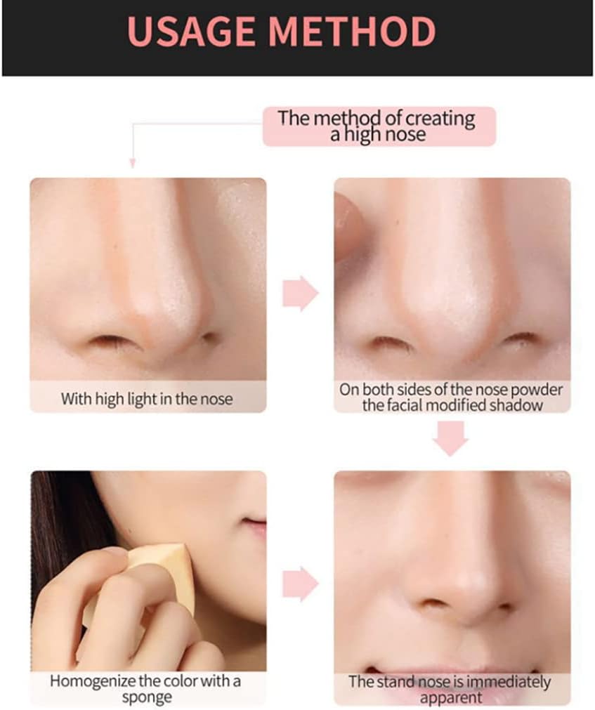 Double Ended Wonder Contouring Pen Bronzer and Highlighter Stick Facial Makeup Contour Concealer Cosmetic for 3D Makeup Effect(2#) 1pc,Cosmetic Tools & Accessories
