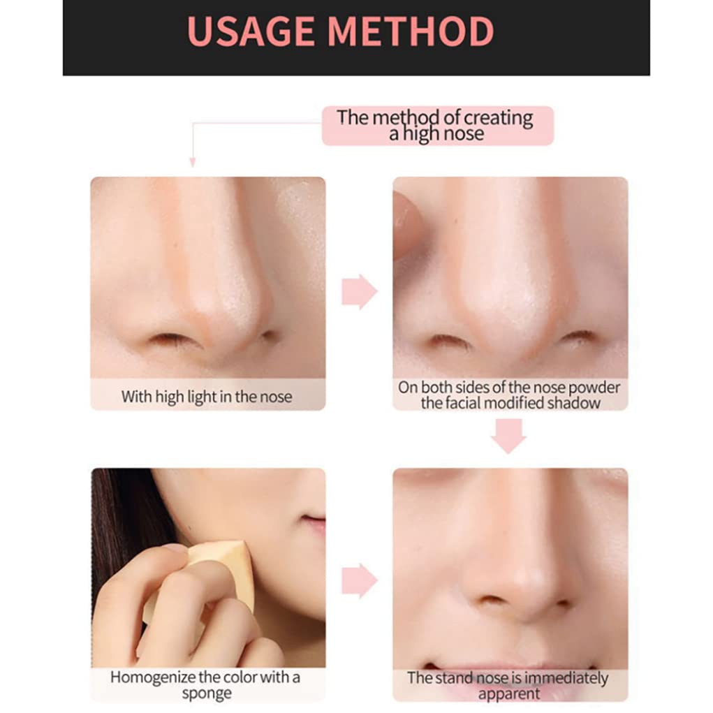 Double Ended Wonder Contouring Pen Bronzer and Highlighter Stick Facial Makeup Contour Concealer Cosmetic for 3D Makeup Effect(2#) 1pc,Cosmetic Tools & Accessories