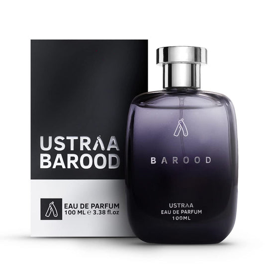 Ustraa Barood Eau De Parfum for Men - 100ml | Warm, Smoky, Sweet & Musky Scents | Luxury Long-Lasting Fragrance for Men | Strong & Masculine | Perfect for Special Occasions