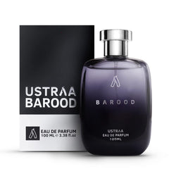 Ustraa Barood Eau De Parfum for Men - 100ml | Warm, Smoky, Sweet & Musky Scents | Luxury Long-Lasting Fragrance for Men | Strong & Masculine | Perfect for Special Occasions