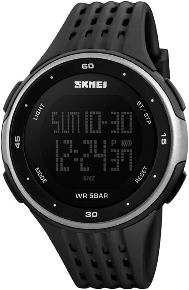 SKMEI Sport Watch For Men Digital Polyurethane  Waterproof- 1219