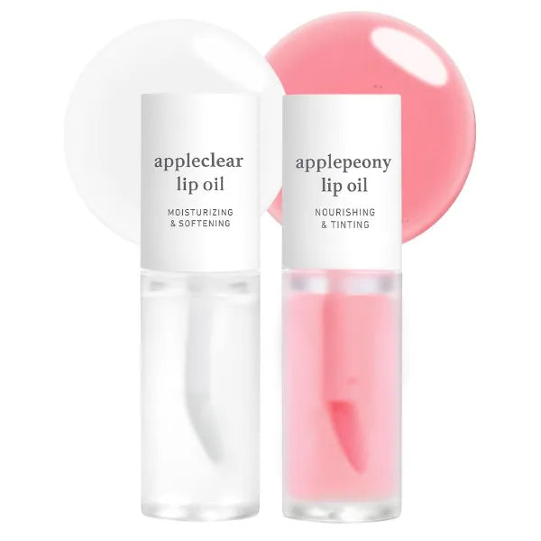 NOONI Korean Lip Oil Bundle – Applepeony & Appleclear