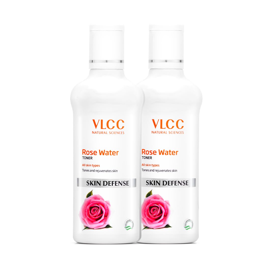 VLCC Natural Sciences Skin Defense Rose Water Toner, 100ml (Pack of 2)