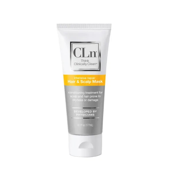 CLn Hair & Scalp Mask Conditioner - Deep Conditioner for Hair & Scalp Prone to Dryness & Damage, Paraben-Free & Dye-Free, Scented by Eucalyptus, 6 fl. oz