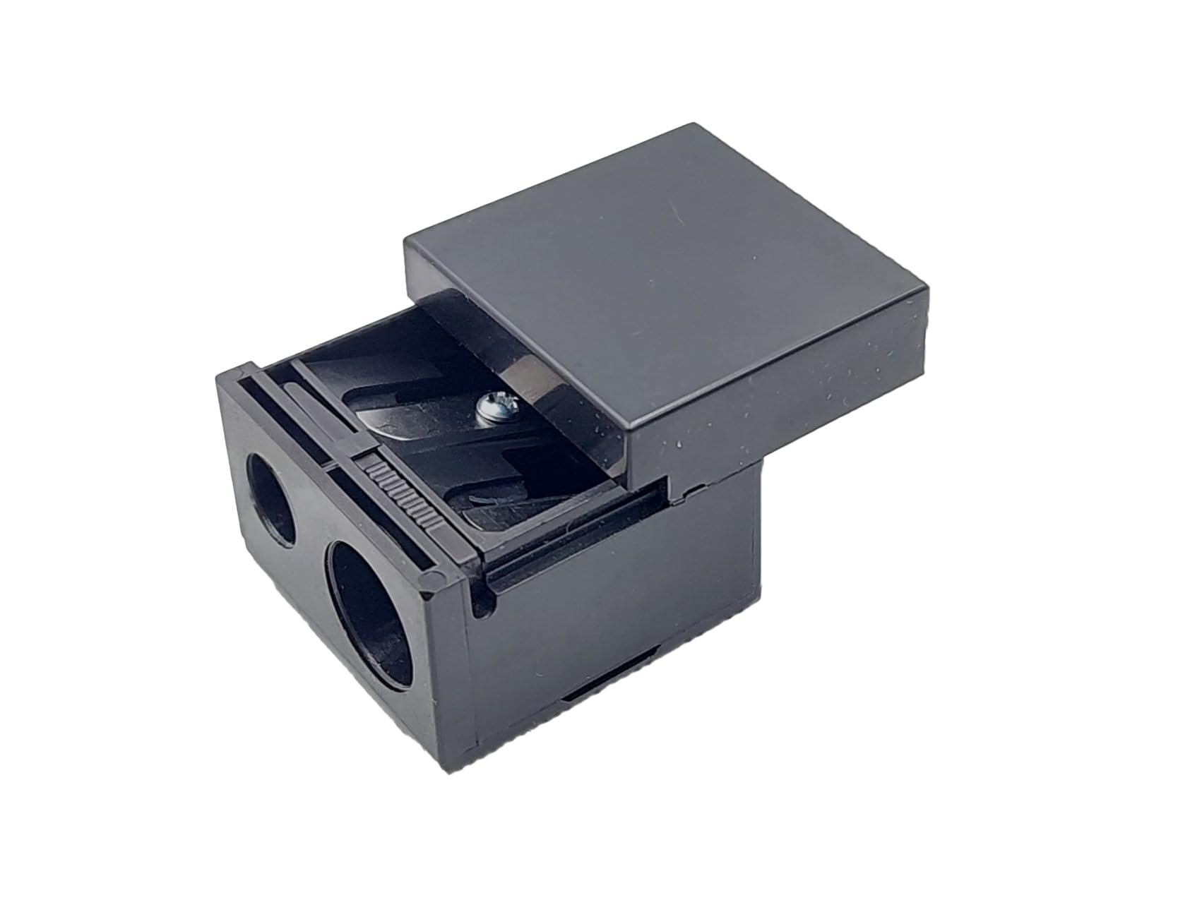 Cosmetic Pencil Sharpener, For Eyeliner, Lip Liner, and More, Black Color