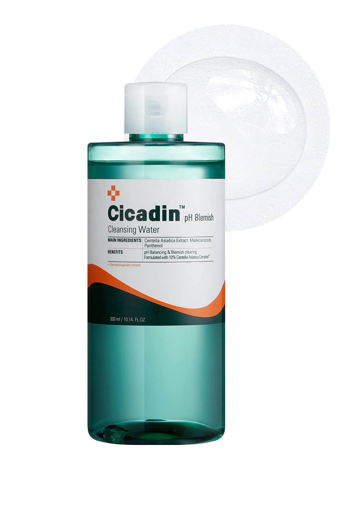 Missha Cicadin Ph Blemish Cleansing Water, Removes Makeup and Impurities While Soothing Sensitive, Blemish-Prone skin - 150ml
