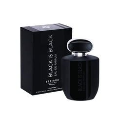 ESTIARA Black is Black for Men Pour Homme, Eau De Parfum - 100ml for Him