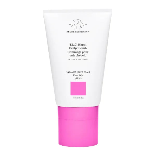 Drunk Elephant T.L.C. Happi Scalp Scrub - 180 ml/6 fl oz - Clean Clinical - Sulfate-Free - Cruelty-Free - Dermatologist-Tested - Free of Essential Oils, Silicones, and SLS