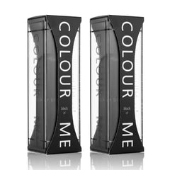 Colour Me Black - Fragrance for Men - 3oz Eau de Parfum, by Milton-Lloyd (Pack of 2, 2 x 3oz)