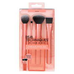 REAL TECHNIQUES Makeup Brushes Set - Everyday Essentials, Enhanced Eye, Flawless Base | Professional Foundation Brush, Concealer Brush | Best Makeup Brushes for All Gifting Occasions
