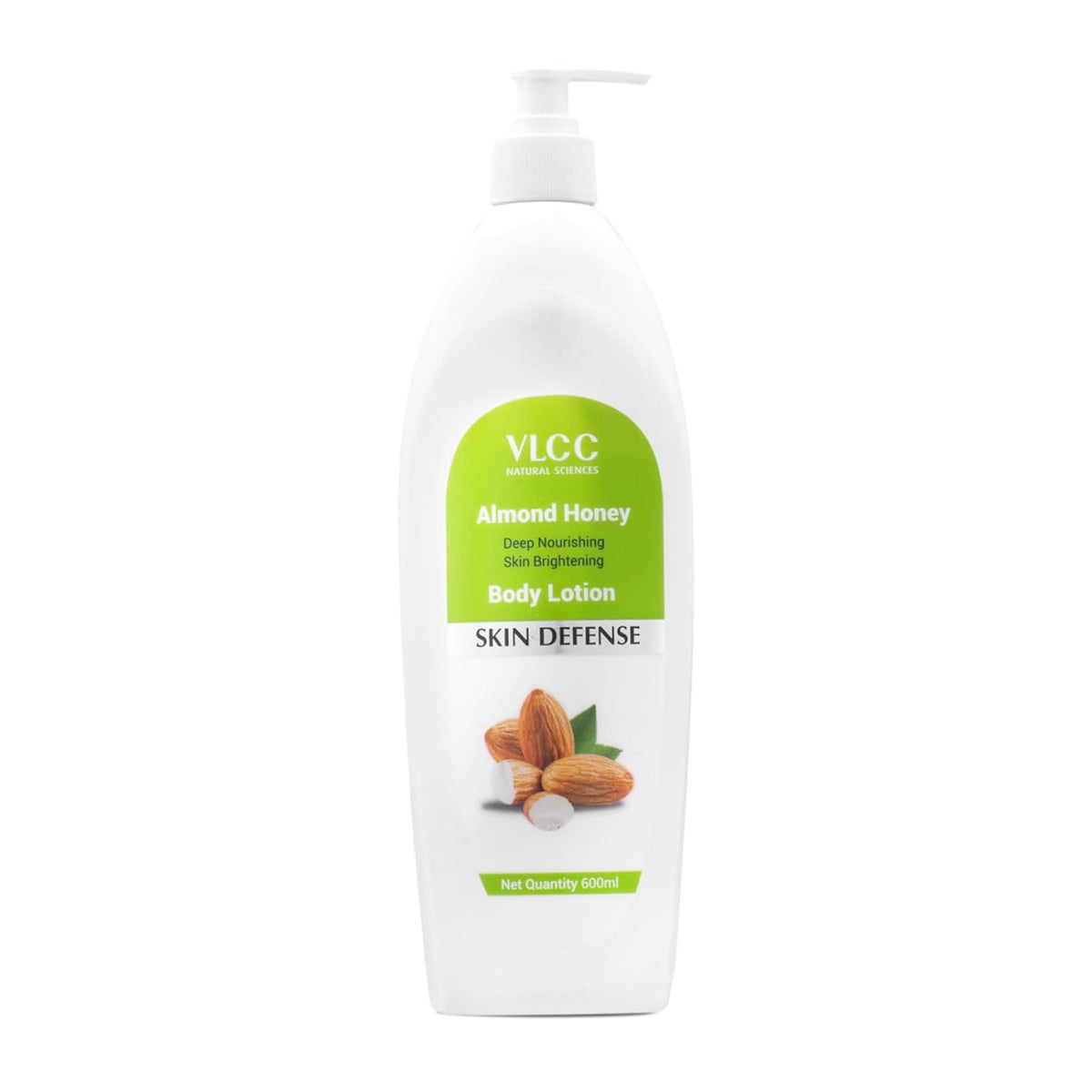 VLCC Almond Honey Deep Nourishing & Skin Brightening Body Lotion - 600ml | Deep Nourishment, Glowing & Youthful Skin | With Almond Oil, Honey, and Sunflower Extract.