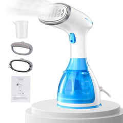 Gonice Steamer for Clothes, Blue Handheld Garment Steamer, 1200W Mini Travel Steamer, Portable Fabric Steam Iron Auto Shut Off & Leak Proof for Travel and Home Use
