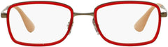 Ray-Ban Eyeglasses Vista RX 6336 2856 RUBBER RED