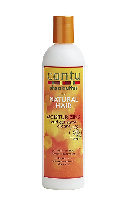 Cantu Shea Butter for Natural Hair Moisturizing Curl Activator Cream, 12 Ounce (Pack of 4)
