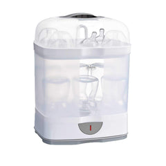 Chicco 2 in 1 Sterilizer, Adjustable Natural Steam Sterilizer for Bottles, with 2 Configurations, Quick and Easy to Use, Up to 6 x 330ml Bottles, White
