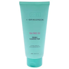 BRING GREEN Trouble Cleansing Foam Tea Tree Cica for Women 10.14 oz Cleanser