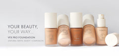 FARMASi Vfx Pro Foundation, Full Coverage Liquid Cream, Lightweight Long Lasting Coverage, Breathable Skin Moisturizer with Color True Matte Blending, Face Makeup, 1 fl. oz / 30 ml - Warm Medium 18
