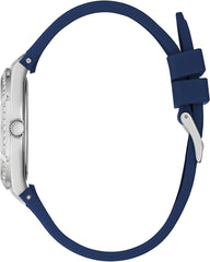 Guess Womens Quartz Watch, Analog Display And Silicone Strap Gw0034L1