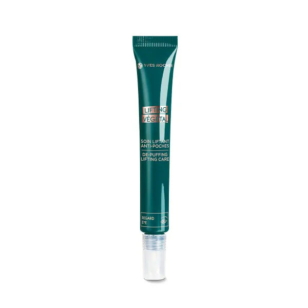 Yves Rocher Lifting Vegetal Anti Aging Firming Eye Cream for wrinkles, Puffy Eyes and Dark Circles with Botanical Collagen, 14 ml tube