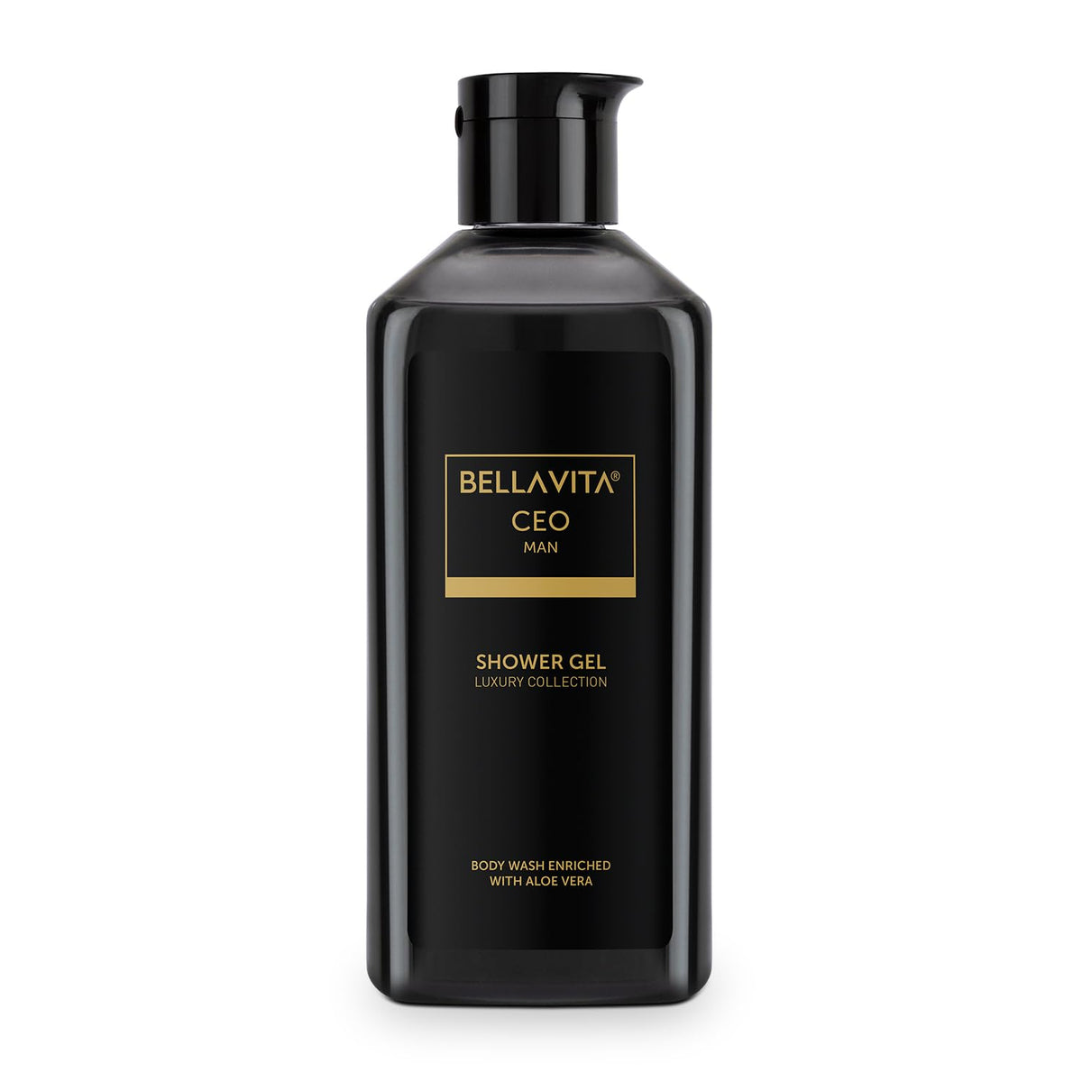 BELLAVITA CEO Man Body Wash 250ml Refreshing Shower Gel for Men | Deep Cleansing, Hydrating and Moisturising Skin with Aloe Vera & Charcoal Powder