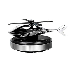Car Aromatherapy Ornament Helicopter Solar Aromatherapy Diffuser, Rotary Airplane Car Perfume Ornament Air Freshener, Lasting Light Fragrance Interior Decoration Accessories Car Home Diffuser