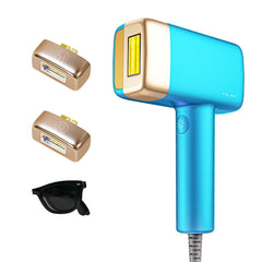 MLAY T14 IPL Laser Hair Removal Device, Hair Remover With Ice Cooling, 500000 Flashes, 5 Energy Levels, Permanent Painless Epilator For Face Back Leg Arm Armpit Bikini Line,3 lamps(HR+Bikini+Face)
