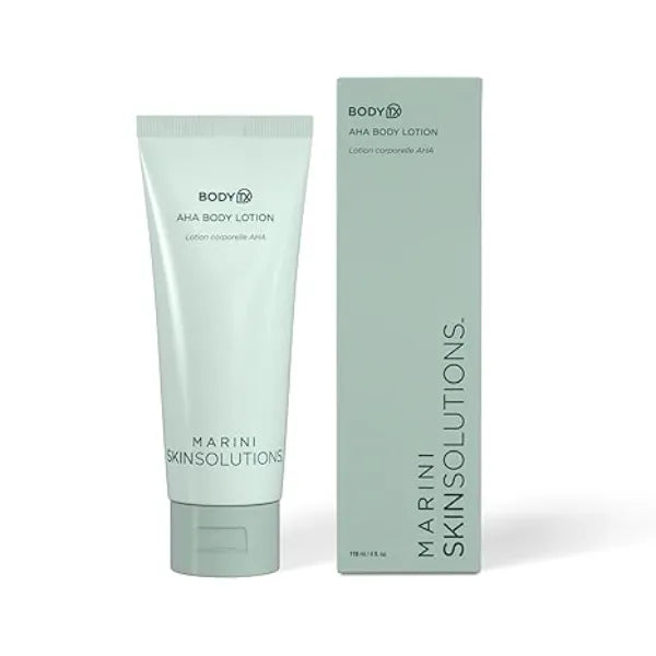 Marini SkinSolutions BodyTX AHA & PHA Body Lotion with Glycolic Acid & Shea Butter Exfoliates Skin & Provides Long Lasting Hydration Made in the USA 4 fl oz